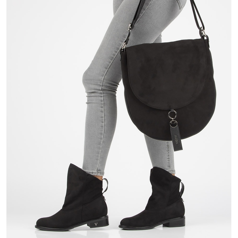 Cizme Filippo negre DBT3049 / 21 Bk negru 2