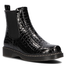 Cizme Filippo negre DBT3055 / 21 Bk negru 1