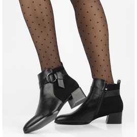 Cizme Filippo negre DBT3013 / 21 Bk negru 1