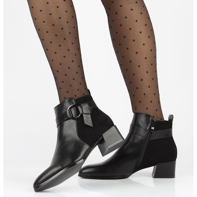 Cizme Filippo negre DBT3013 / 21 Bk negru 1