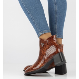 Cizme maro Filippo DBT3116 / 21 Br 1