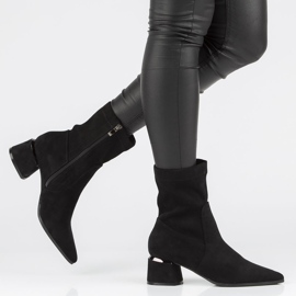 Cizme Filippo negre DBT1542 / 21 Bk negru 1 Cizme Filippo negre DBT1542 / 21 Bk negru 1