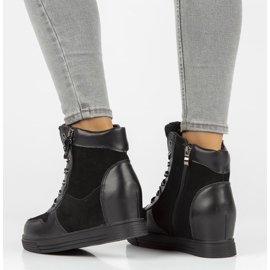 Cizme din piele Filippo DBT3148 / 21 Bk Black negru 1