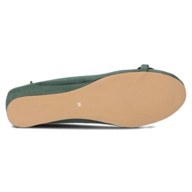 Balerini Filippo 894 din piele verde 2 Balerini Filippo 894 din piele verde 2