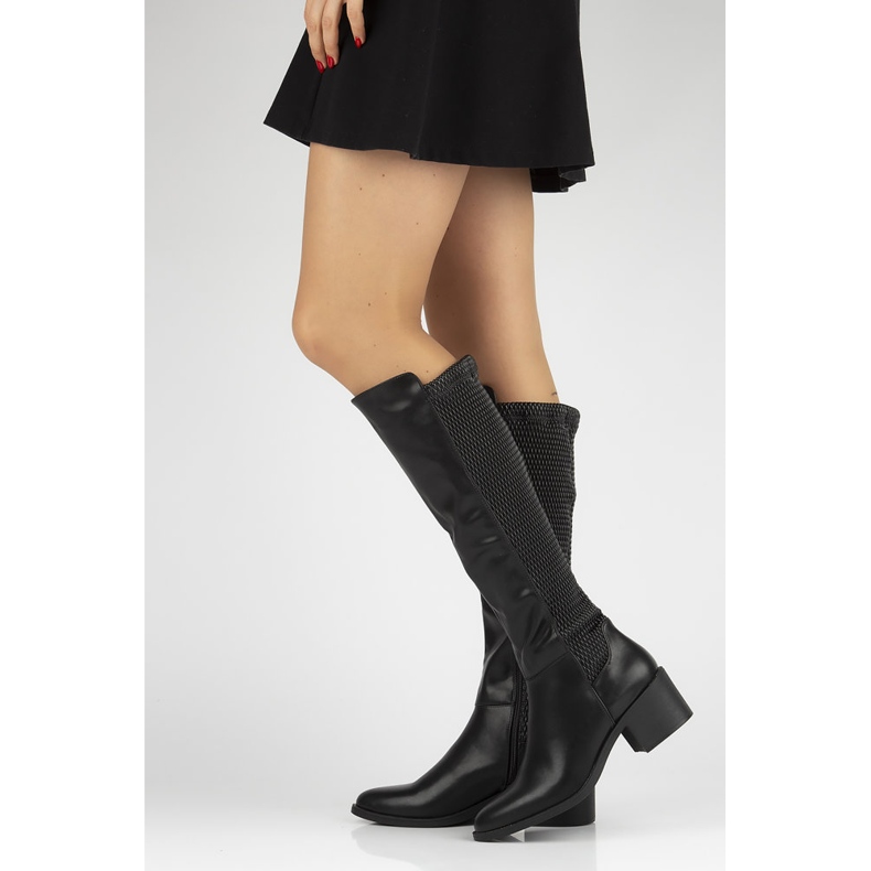 Cizme Filippo negre DKZ1583 / 21 Bk negru 1