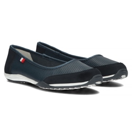 Pantofi din piele Filippo DP142 / 22 Nv bleumarin albastru marin 1
