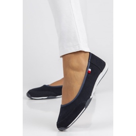 Pantofi din piele Filippo DP143 / 22 Nv bleumarin albastru marin 1