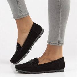 Mocasini din piele Filippo DP3630 / 22 Bk negru 1 Mocasini din piele Filippo DP3630 / 22 Bk negru 1