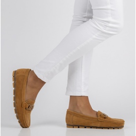 Mocasini din piele Filippo DP3630 / 22 Br maro 1