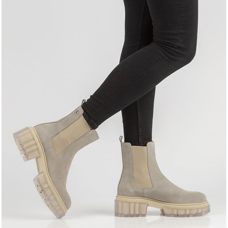 Cizme gri Filippo 30328 din piele intoarsa 2 Cizme gri Filippo 30328 din piele intoarsa 2