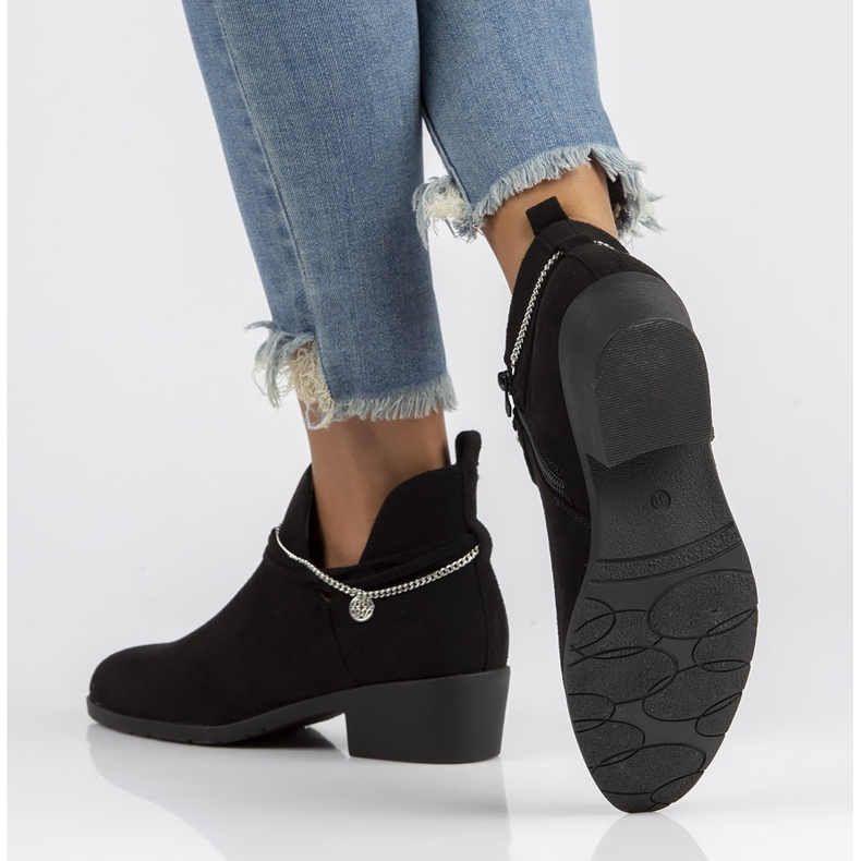 Cizme Filippo negre DBT3672 / 22 Bk negru 2