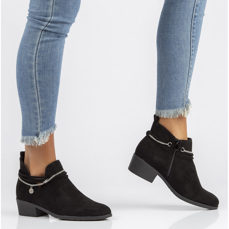 Cizme Filippo negre DBT3672 / 22 Bk negru 1