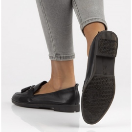 Pantofi negri Filippo B50019-BL negru 1