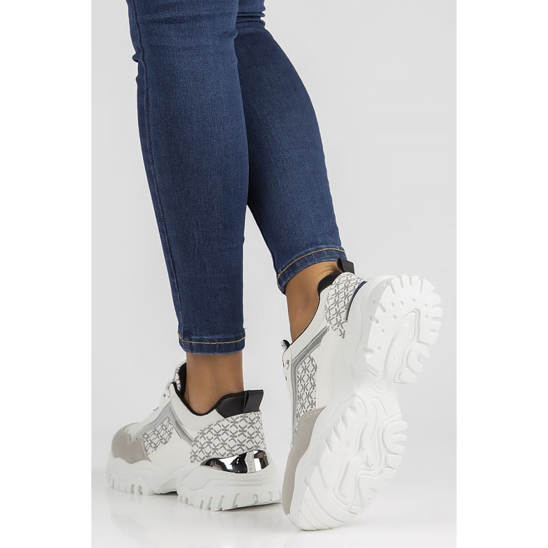 Tenisi Filippo BB116 alb si negru 1