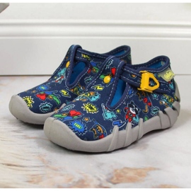 Papuci Befado Jr BEF2M bleumarin albastru marin 2