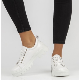 Tenisi din piele FILIPPO DP3522 / 22 Wh alb 1 Tenisi din piele FILIPPO DP3522 / 22 Wh alb 1