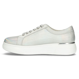 Pantofi piele FILIPPO DP3506 / 22 Si argintiu 4