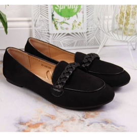 Mocasini negri lordsy Potocki W WOL64A negru 2