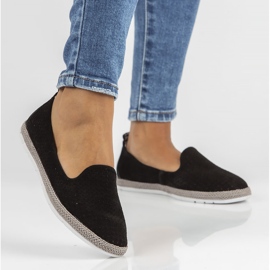 Pantofi din piele Filippo DP081 / 22 Bk negru 1