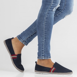 Pantofi din piele Filippo DP2309 / 22 Nv bleumarin albastru marin 1