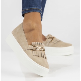 Pantofi din piele Filippo DP3532 / 22 Be beige bej 1 Pantofi din piele Filippo DP3532 / 22 Be beige bej 1