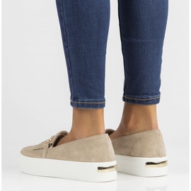 Pantofi din piele Filippo DP3532 / 22 Be beige bej 2 Pantofi din piele Filippo DP3532 / 22 Be beige bej 2