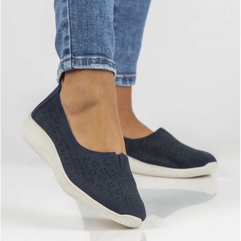 Pantofi din piele Filippo DP3673 / 22 Nv bleumarin albastru marin 1