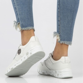 Tenisi din piele Filippo DP3542 / 22 Wh alb 1