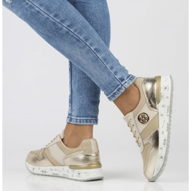 Tenisi din piele Filippo DP3542 / 22 Be beige bej 2