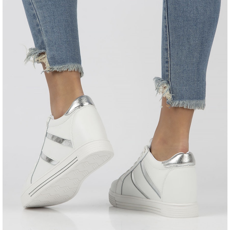 Tenisi din piele Filippo DP3549 / 22 Wh alb 1 Tenisi din piele Filippo DP3549 / 22 Wh alb 1