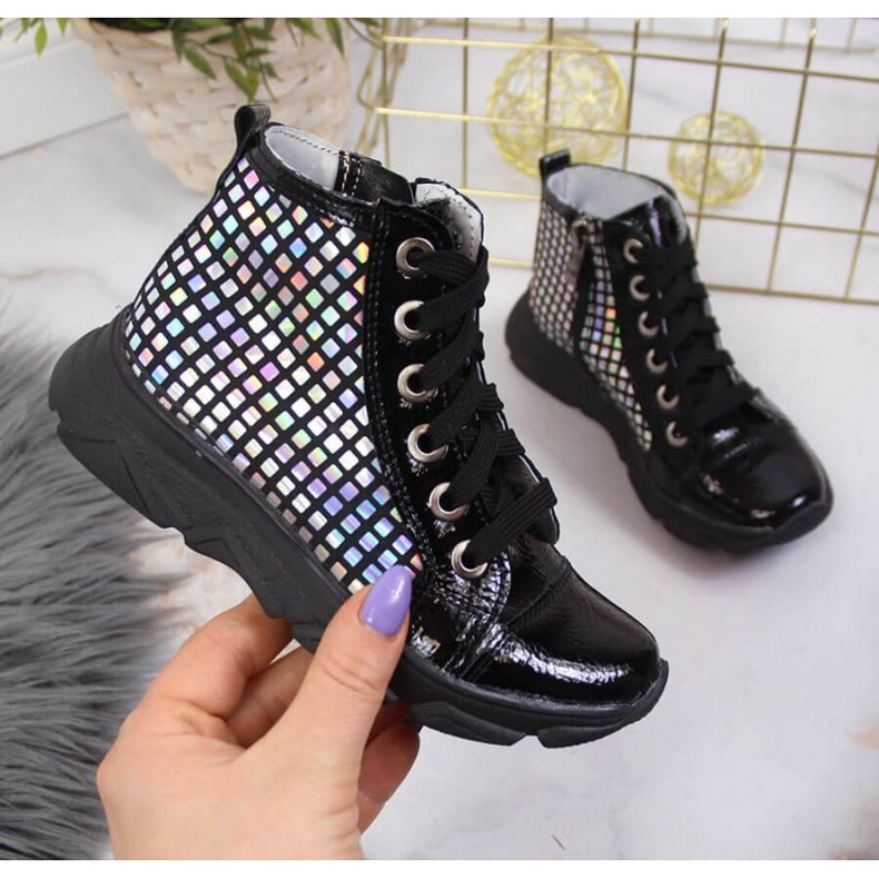 Cizme holografice Kornecki Jr KOR6814B negre negru 1