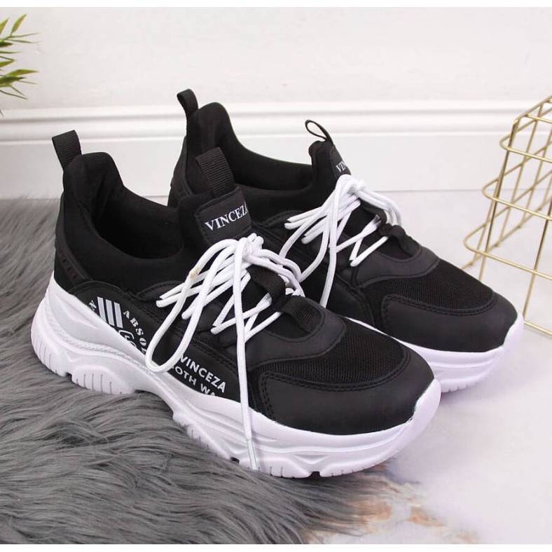 Pantofi sport Vinceza W JAN120A negri negru 2