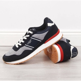 Pantofi sport casual Mckeylor M JAN123B bleumarin-gri albastru marin 2