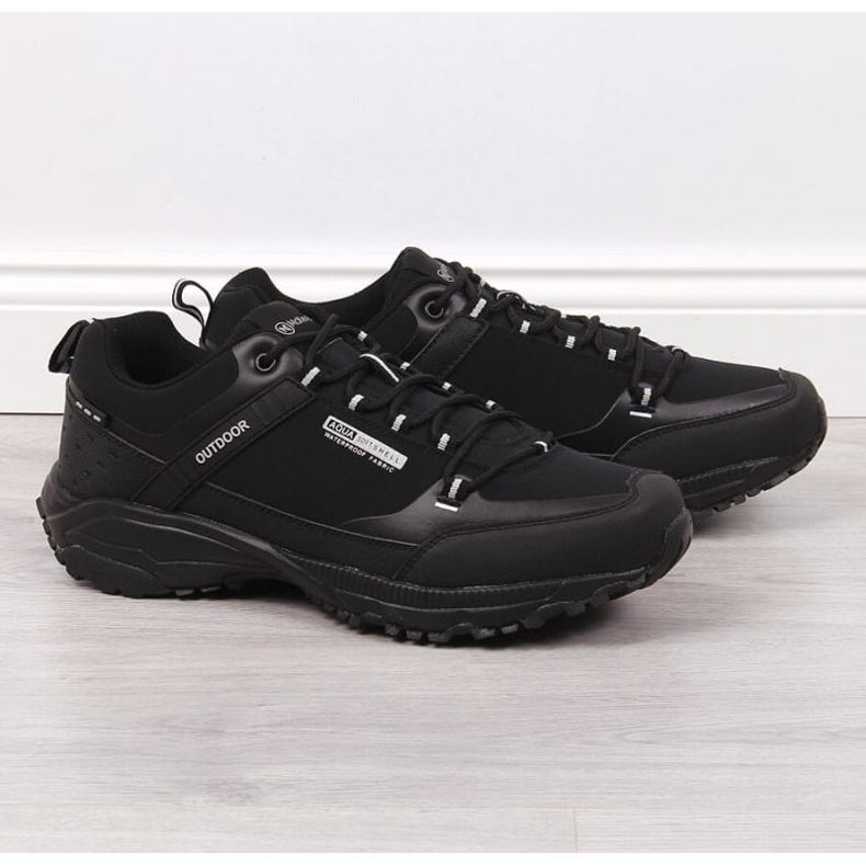 Pantofi de trekking McKeylor M JAN124 negri negru 1