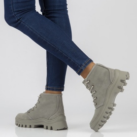 Tenisi din piele Filippo DBT3523 / 22 Gr gri 1