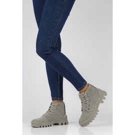 Tenisi din piele Filippo DBT3523 / 22 Gr gri 2