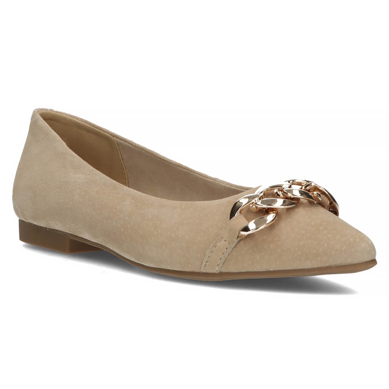 Pantofi din piele Filippo DP3642 / 22 Be beige bej 1 Pantofi din piele Filippo DP3642 / 22 Be beige bej 1