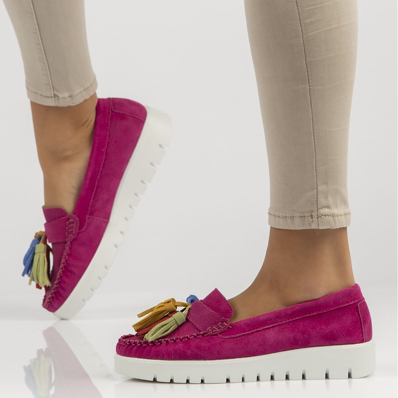 Pantofi piele Filippo DP3535 / 22 Fh roz 1