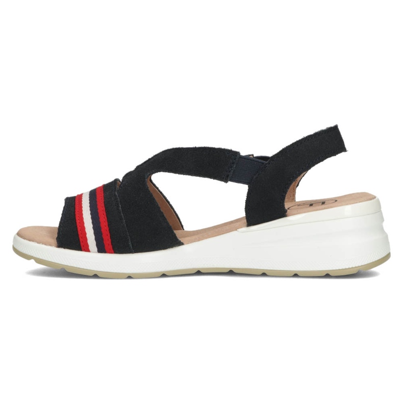 Sandale din piele Filippo DS3500 / 22 Nv bleumarin albastru marin 2