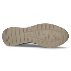 Pantofi din piele Filippo DP3537 / 22 Wh alb argint 4