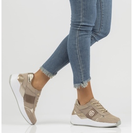 Tenisi din piele Filippo DP3553 / 22 Be beige bej 1