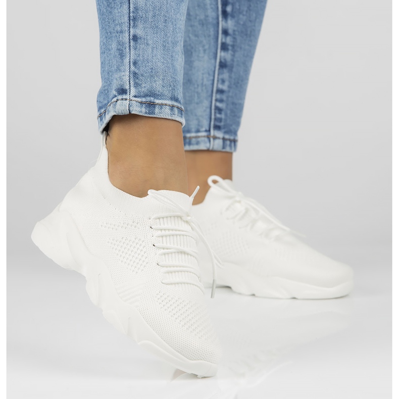 Adidași Filippo DTN2184 / 22 Wh albi 1