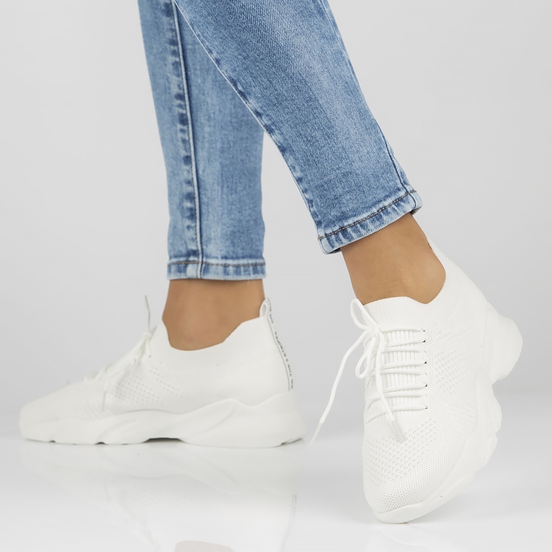 Adidași Filippo DTN2184 / 22 Wh albi 2