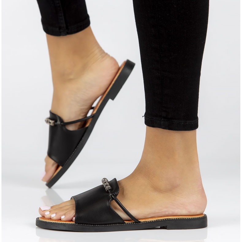 Filippo DK3670 / 22 Bk papuci negri negru 1