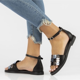 Sandale Filippo DS1286 / 22 Bk Mlt Multicolore negru 5
