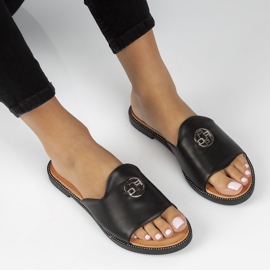 Filippo DK3668 / 22 Bk papuci negri negru 2