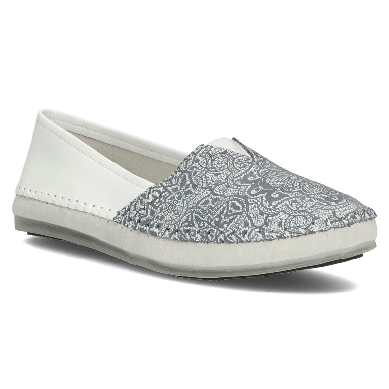 Pantofi din piele Filippo DP031 / 22 Bl albastru 1