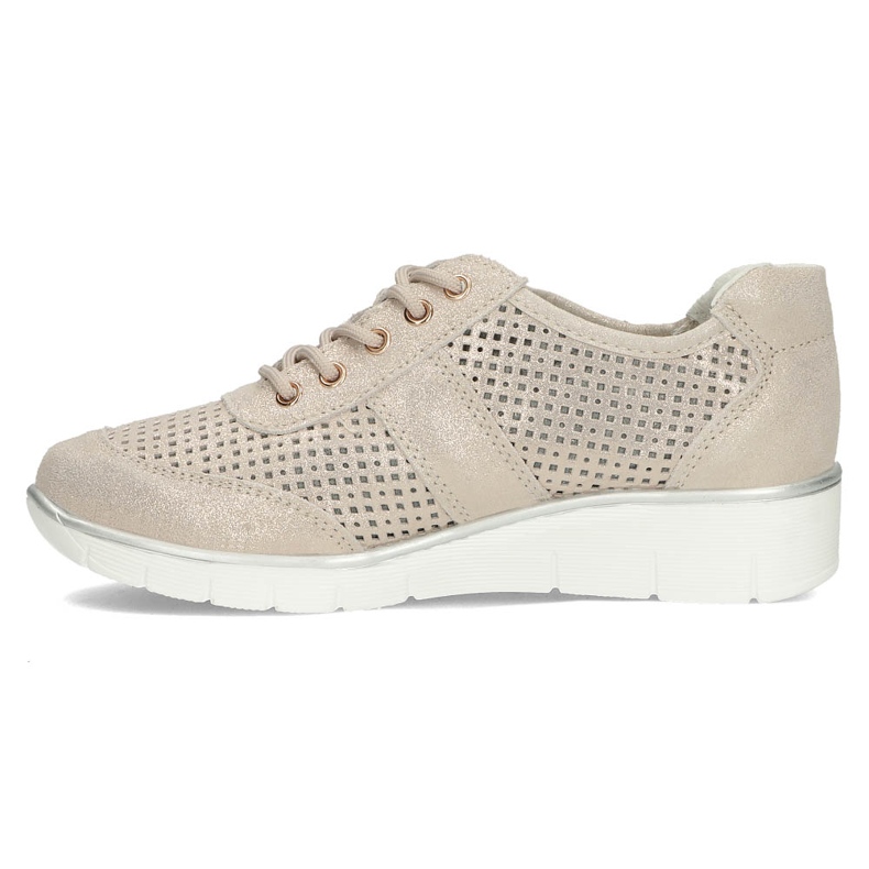 Pantofi din piele Filippo DP028 / 22 Go golden de aur 1