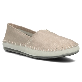 Pantofi din piele Filippo DP031 / 22 Go golden de aur 1