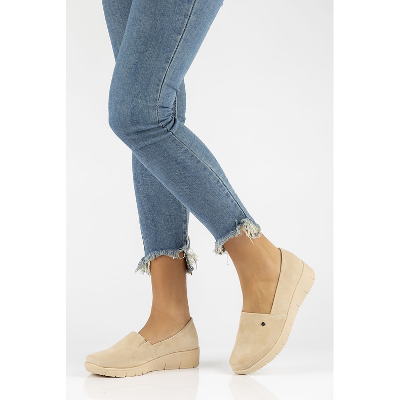 Pantofi din piele Filippo DP3628 / 22 Be bej 1